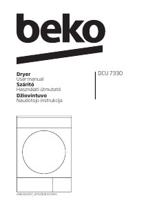 Manual BEKO DCU 7330 Dryer