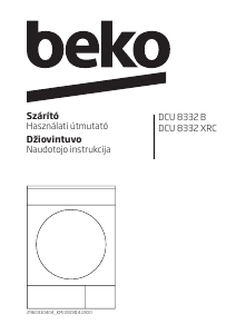 Használati útmutató BEKO DCU 8332 X Szárító