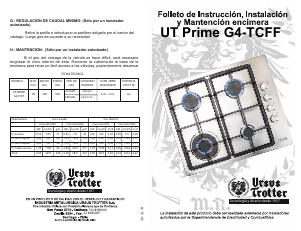 Manual de uso Ursus Trotter UT Prime G4 TC FF GL Placa