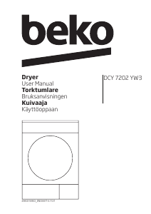 Käyttöohje BEKO DCY 7202 YW3 Kuivausrumpu