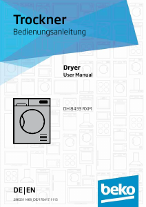Manual BEKO DH 8433 RXM Dryer