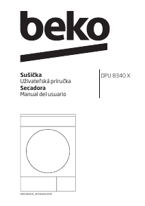 Manual de uso BEKO DPU 8340 X Secadora