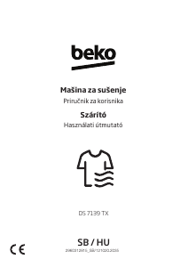 Használati útmutató BEKO DS 7139 TX Szárító