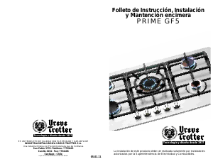 Manual de uso Ursus Trotter UT Prime GF5 GL Placa