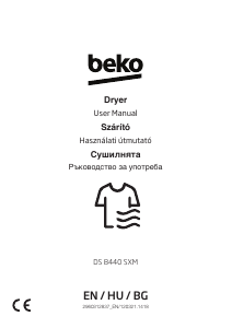 Manual BEKO DS 8440 SXM Dryer