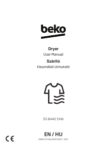 Manual BEKO DS 8440 SXW Dryer