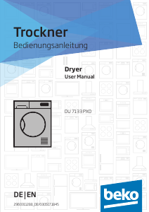 Manual BEKO DU 7133 PX0 Dryer