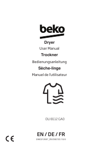 Manual BEKO DU 8112 GA0 Dryer