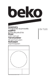 Manual BEKO DV 7120 Dryer
