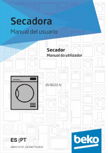 Manual BEKO DV 8120 N Máquina de secar roupa