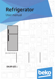 Manual BEKO DN156720DX Fridge-Freezer