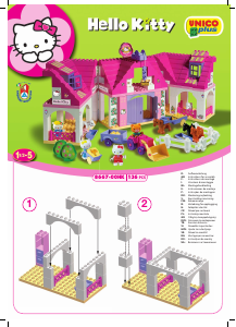 Handleiding Unico set 8667 Hello Kitty Paardenstal