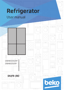 Manual de uso BEKO GNE480E20ZXP Frigorífico combinado