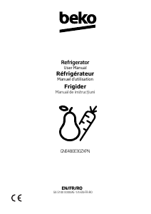 Manuale BEKO GNE480E30ZXPN Frigorifero-congelatore