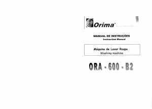 Manual Orima ORA 600 B2 Máquina de lavar roupa