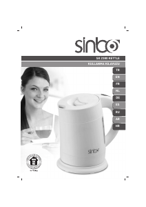 Manual de uso Sinbo SK-2380 Hervidor