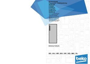 Priručnik BEKO BSSA 210 K2 S Hladnjak