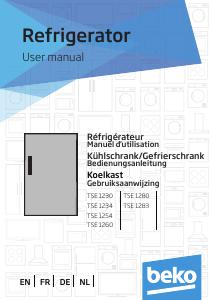 Bruksanvisning BEKO TSE 1283 Kylskåp