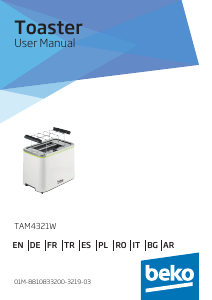 Bedienungsanleitung BEKO TAM4321W Toaster
