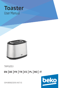 Manuale BEKO TAM6201 Tostapane