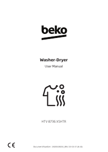 Manual BEKO HTV 8736 XSHTR Washer-Dryer