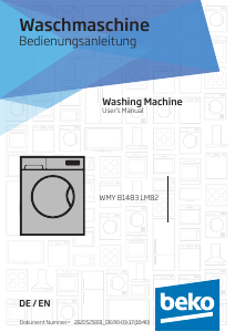 Manual BEKO WMY 81483 LMB2 Washing Machine