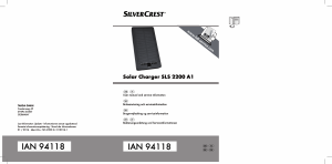 Bedienungsanleitung SilverCrest SLS 2200 A1 Ladegerät