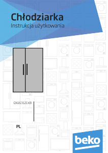 Instrukcja BEKO GN163121XB Lodówko-zamrażarka