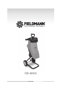 Használati útmutató Fieldmann FZD 4010-E Kerti aprítógép