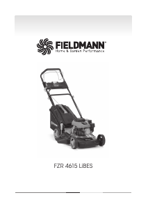 Manuál Fieldmann FZR 4615 LiBES Travní sekačka