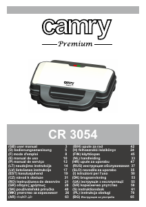 Käyttöohje Camry CR 3054 Kontaktigrilli