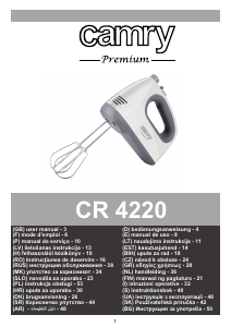 Manual Camry CR 4220b Hand Mixer