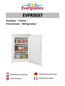 Manual Everglades EVFR5037 Freezer