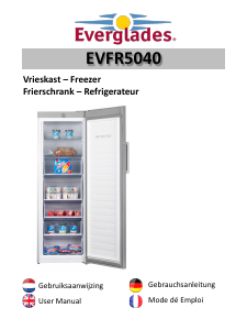 Manual Everglades EVFR5040 Freezer