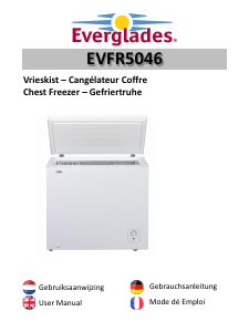 Manual Everglades EVFR5046 Freezer