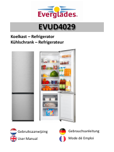 Manual Everglades EVUD4029 Fridge-Freezer