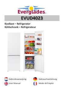 Manual Everglades EVUD4023 Fridge-Freezer