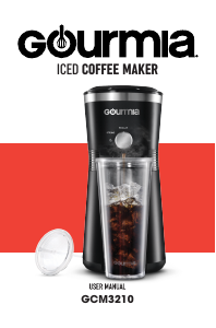 Manual Gourmia GCM3210BL Coffee Machine