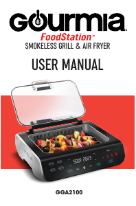 Manual Gourmia GGA2100 Table Grill