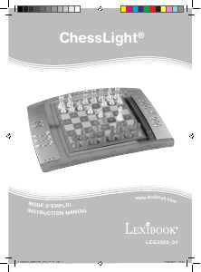 Manual de uso Lexibook CG3000 ChessLight Computadora de ajedrez