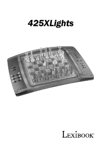 Mode d’emploi Lexibook 425XLights Ordinateur d'échecs