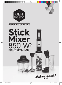 Bruksanvisning OBH Nordica 7713 Precision Mix Stavmikser
