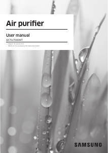 Manual Samsung AX70J7000WT/NA Air Purifier