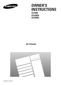 Manual Samsung AC340BR Air Purifier