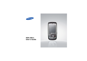 Handleiding Samsung SGH-A811 Mobiele telefoon