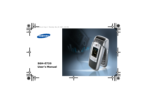 Handleiding Samsung SGH-E720S Mobiele telefoon