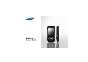 Manual Samsung SGH-A801 Mobile Phone