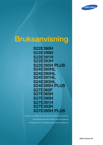 Bruksanvisning Samsung S27E390H LED skärm
