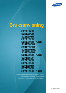 Bruksanvisning Samsung S27E391H LED skärm