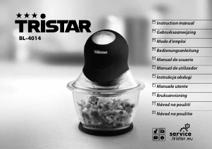 Instrukcja Tristar BL-4014 Rozdrabniacz kuchenny